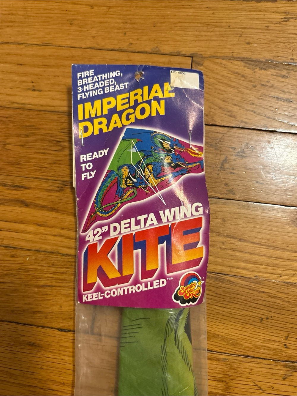 Rare Dead Stock Vintage 42"  1984 Spectra Star Kites Imperial Dragon No. 6022
